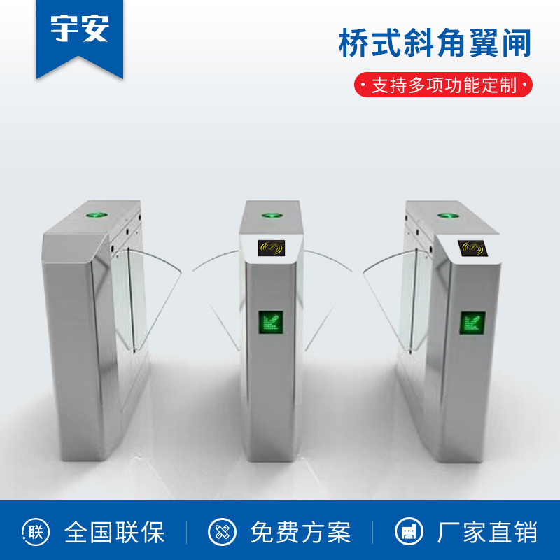 橋式斜角翼閘